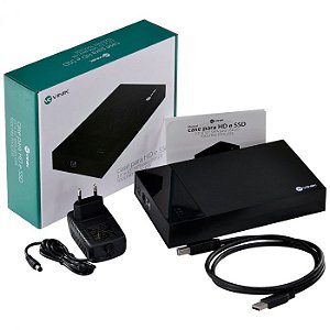  * GAVETA PARA HD/SSD 2.5 E 3.5 SATA USB 2.0 CP235-20 VINIK BOX 
