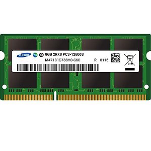 * MEMORIA 8GB DDR3 1600 MHZ NOTEBOOK M471B1G73BH0-CK0 PC3-12800S SAMSUNG BOX