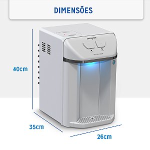 Purificador de Água Ultra Ice Classe A Premium Branco Agua Natural e Gelado  127v ou 220v Frete Pesquise Transportadora de sua Região Dúvidas Consulte o Técnico On Line Watts Zap 37 99961-9500