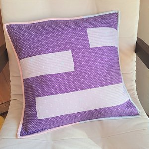 Capa de almofada patchwork