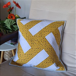 Capa de almofada patchwork
