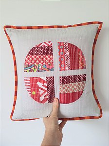 Capa de almofada patchwork