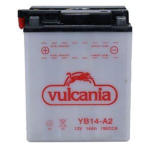 Bateria Vulcania YB14-A2 14Ah CBX 750 Galo CBF1000 importada