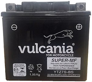 Bateria Vulcania YTZ7S PCX150 XRE300 CBR1000RR WR450F ZX10R
