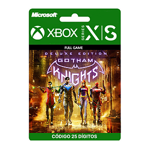 Gotham Knights Deluxe Edition Xbox Series X|S 25 Dígitos - Mídia