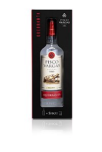 Pisco Vargas Premium 750ml Quebranta + Copo Shot da Marca