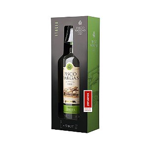 Pisco Vargas Premium Italia  750ml + Copo de Shot da Marca