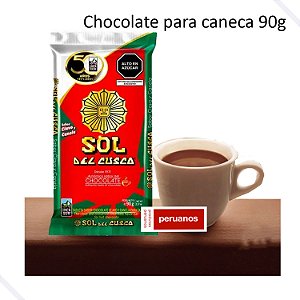 Chocolate de Taça Sol del Cusco Cravo e Canela