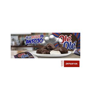 Olé Olé Mashmellow com Chocolate 50 unidades