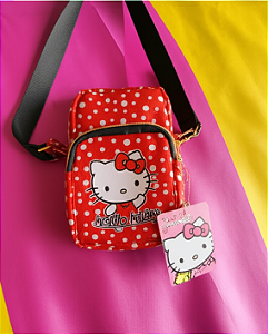 Mini Bolsa da Hello Ketty Vermelha 18 x 15 x 06