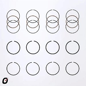 ANEL PISTAO FORD ENDURA, FIESTA, KA 8V - ASFO10/0,50