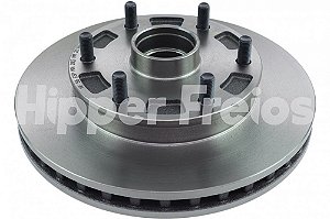 PAR DISCO DE FREIO DIANTEIRO COM CUBO BLAZER 4X2, S10 - HF56