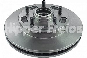 PAR DISCO DE FREIO DIANTEIRO COM CUBO BLAZER 4X4, S10 - HF55