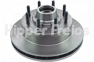PAR DISCO DE FREIO DIANTEIRO COM CUBO FORD F250, F350 HF251