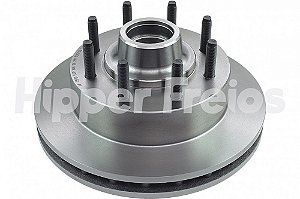 PAR DISCO DE FREIO DIANTEIRO COM CUBO FORD F250/350 - HF251D