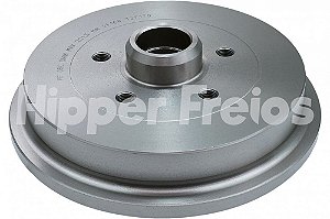 PAR TAMBOR DE FREIO TRASEIRO COM CUBO VOLKSWAGEN FOX - HF08C