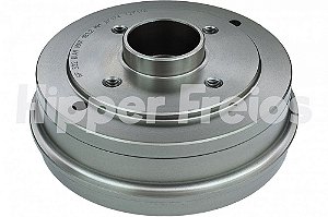 PAR TAMBOR DE FREIO TRASEIRO COM CUBO CLIO, LOGAN - HF322
