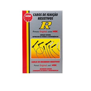 JOGO CABOS DE VELA FUSCA 1.6 COM CATALIZADOR ÁLC/GAS 93/96