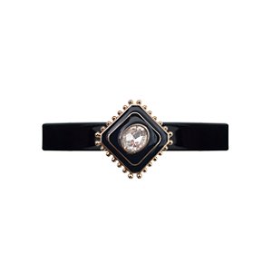 PRESILHA GATSBY COM BASE DE ACETATO PRETA