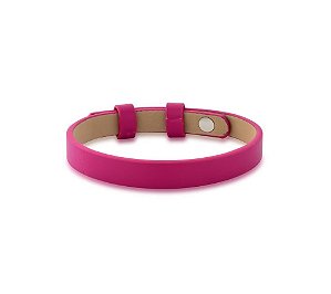 PULSEIRA KIDS ESTEIRA EM COURINO LISO PINK