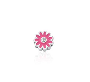PINGENTE FLOR ROSA PARA PULSEIRA ESTEIRA KIDS