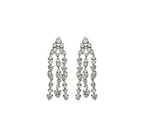 BRINCO EM PÊNDULO COM FORMAS GEOMÉTRICAS BANHADO A RÓDIO BRANCO