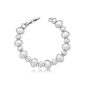 PULSEIRA COM OVAIS LISOS ACETINADOS INTERCALADOS
