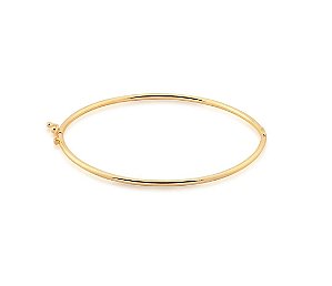 BRACELETE ALGEMA ESPESSURA FINA BANHADO A OURO