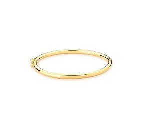 BRACELETE ALGEMA ESPESSURA MÉDIA BANHADO A OURO