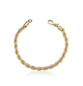 PULSEIRA CORDÃO BAIANO BANHADO A OURO