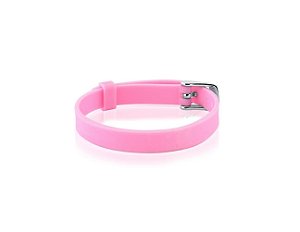 PULSEIRA INFANTIL EMBORRACHADA ROSA