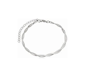 PULSEIRA TRANÇADA EM AÇO
