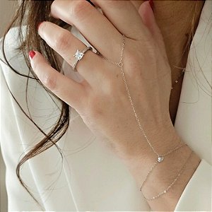 PULSEIRA HAND CHAIN EM AÇO