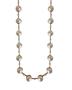 Choker em Pérolas com Pontos de Luz Banhado a Ouro