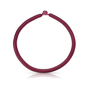 Colar de Fio Encerado Vermelho com Fecho em Nó