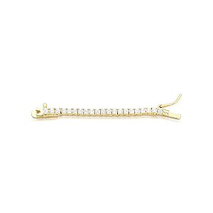 Extensor para Colar Riviera 2 mm Banhado a Ouro