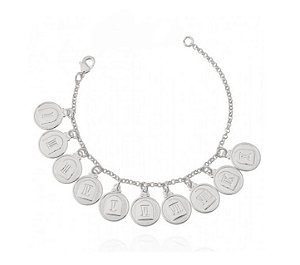 PULSEIRA MANDAMENTOS BANHADA A RÓDIO BRANCO