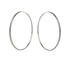 ARGOLA MAXI LISA BANHADA A RÓDIO NEGRO