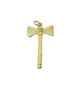 PINGENTE AVULSO MACHADO BANHADO A OURO