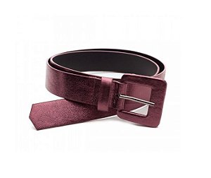 CINTO DE COURO METALIZADO COLORS TAM. M