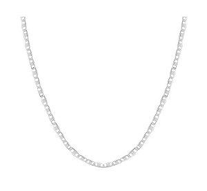 COLAR PIASTRINE BANHADO A RÓDIO BRANCO