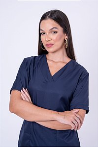 Scrub Tradicional Azul Marinho