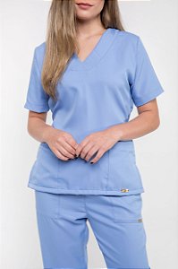 Scrub Tradicional Azul Glacê