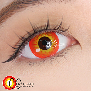 LENTES DE CONTATO HALLOWEEN VERMELHA