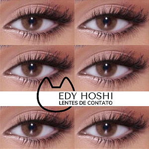 - COM GRAU - LENTE DE CONTATO POLAR BROWN - HOSHI CLASSICS