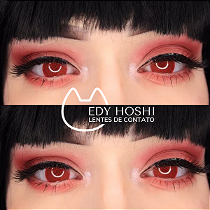 LENTES DE CONTATO RED MESH VERMELHA