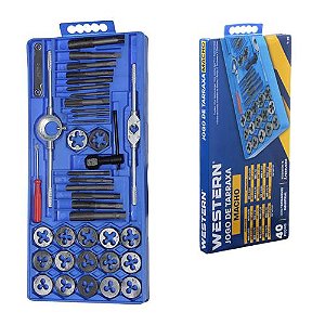 Jogo de Tarraxa Macho-cossinetes 40pçs T-40 Hobby