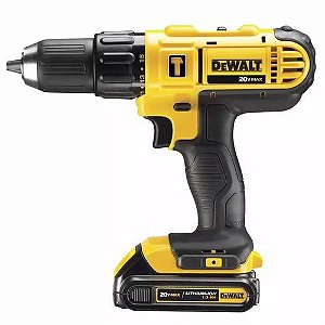 PARAFUSADEIRA BAT B 1/2 20V C/IMPACTO 42NM 1,3AH 2BAT BIV MALETA LION MAX DCD776C2 DEWALT