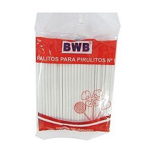 Palito de Pirulito Pequeno N°9 100 Unidades