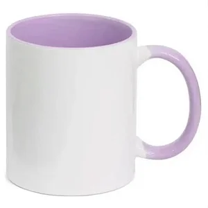 Caneca Fundo e Alça Cores - Lilás